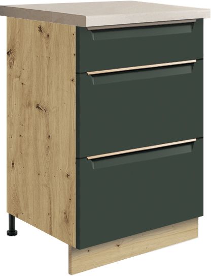 Apakšējais skapītis ar atvilktnēm 50 cm Glamour GLA-9D — изображение 3