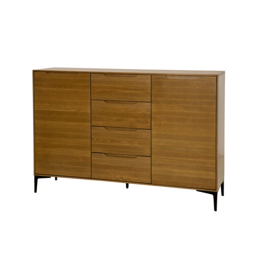 Dižskābarža kumode MODERN KD422 balināts dižskābardis