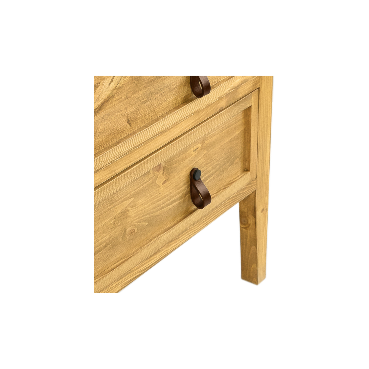 Priedes kumode RUSTIKAL KD713 priedes baltā vaska krāsā — изображение 4