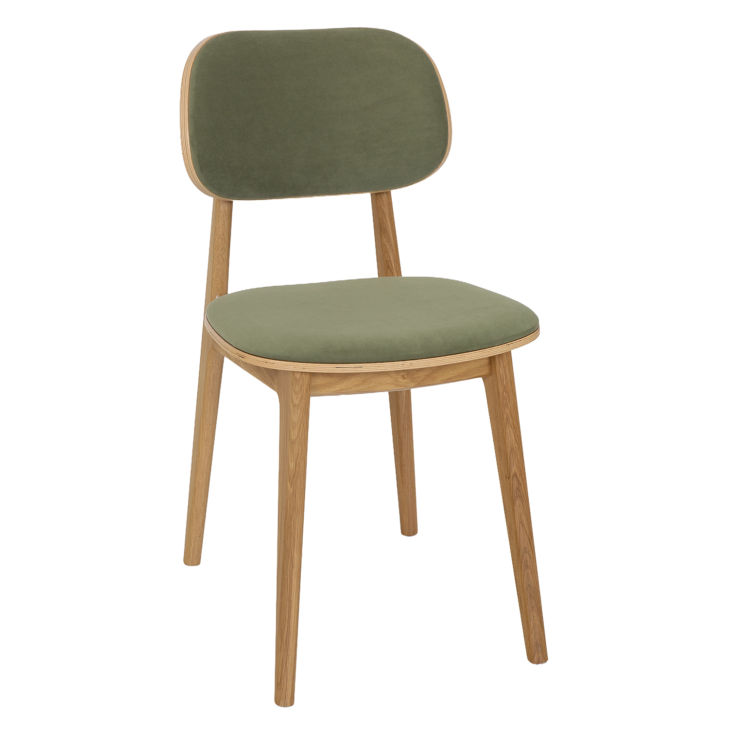 Ozola krēsls KT384 medus ozola krāsā — 7 attēls