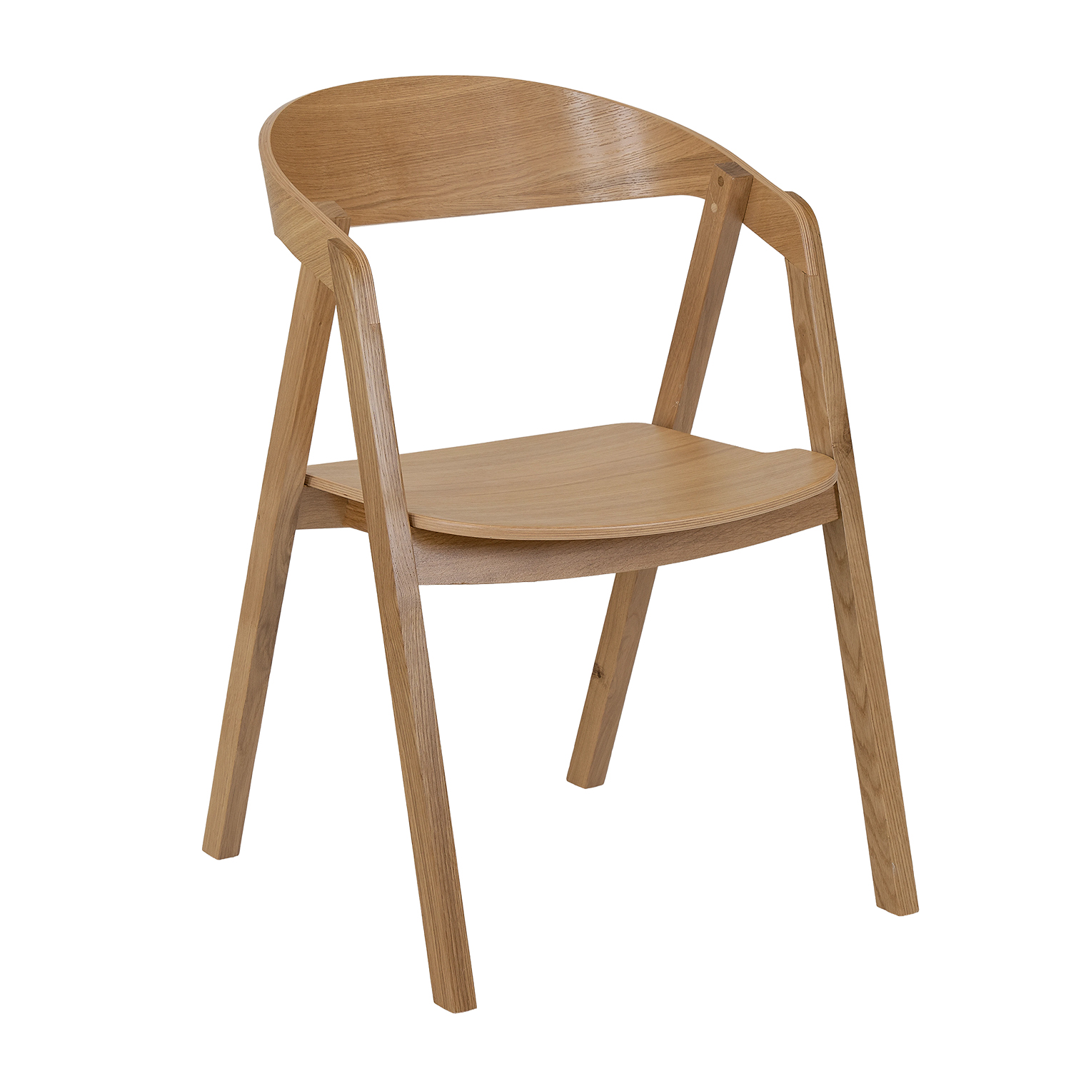 Ozolkoka krēsls KT386 LITE dabīgs ozols