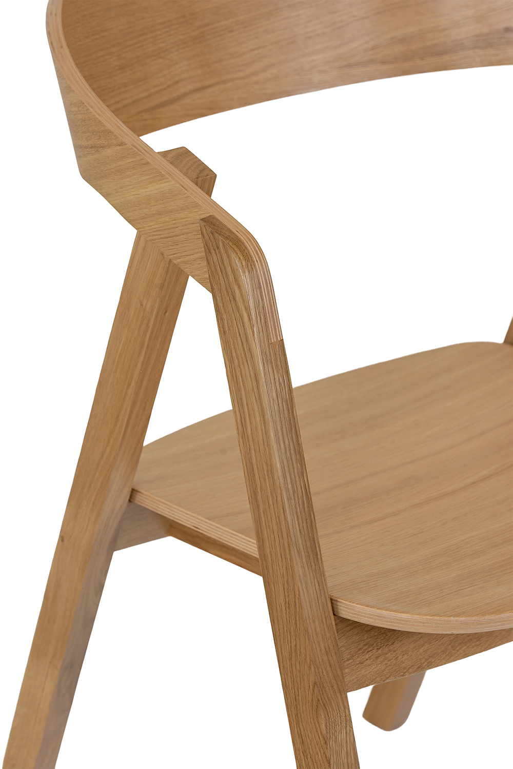 Ozola krēsls KT386 LITE tumšā ozola krāsā — 4 attēls
