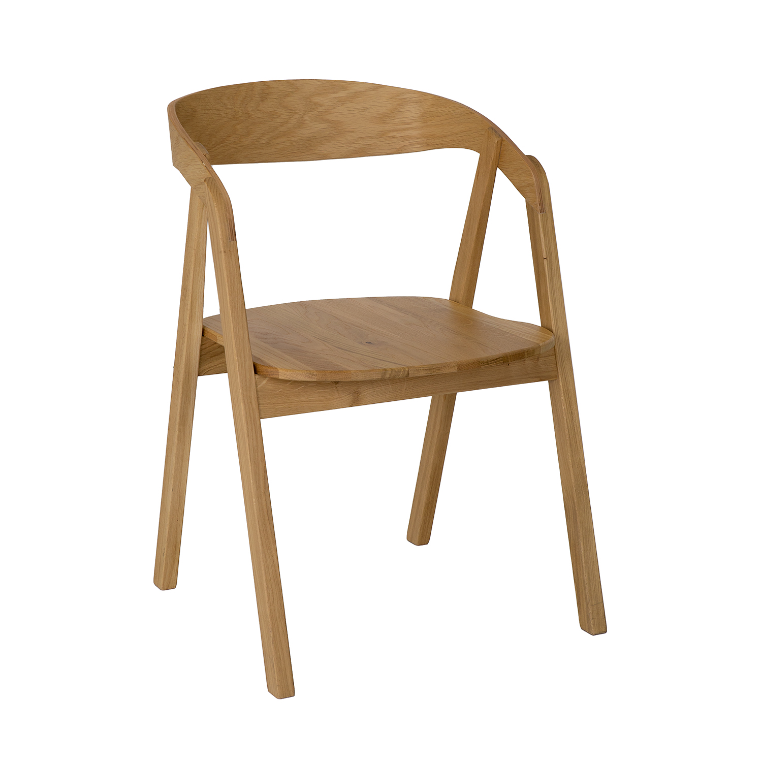 Ozola krēsls KT395 LITE tumšā ozola krāsā