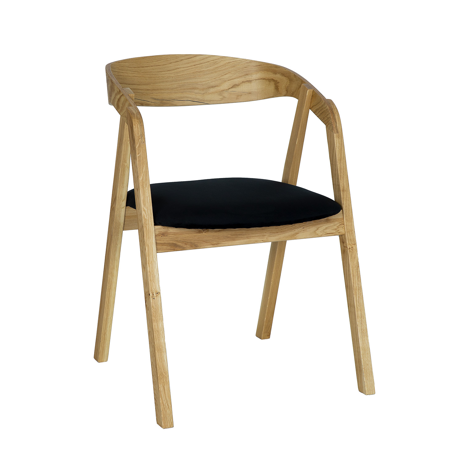 Ozolkoka krēsls KT395, dabīgs ozols