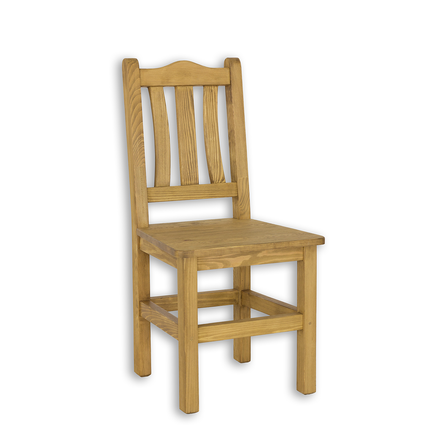 Priedes krēsls KT703, priedes balināts vasks