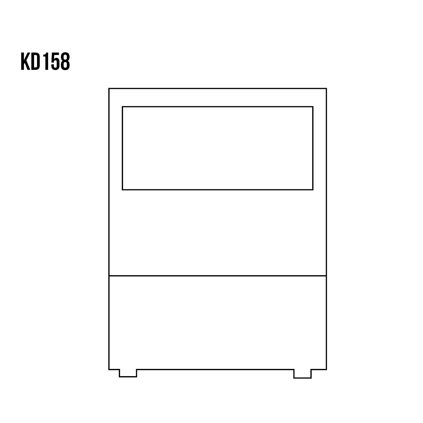 Priedes kumode MUGO KD158 priedes pelēka — 2 attēls