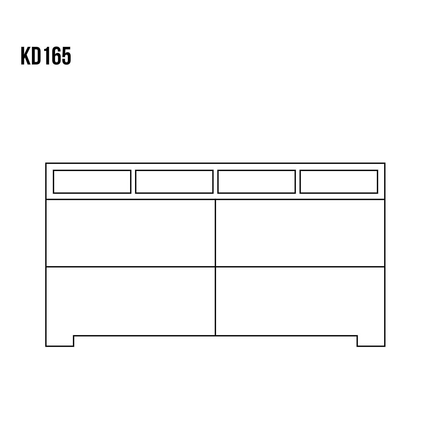 Priedes kumode MUGO KD165 priedes ozols — изображение 2