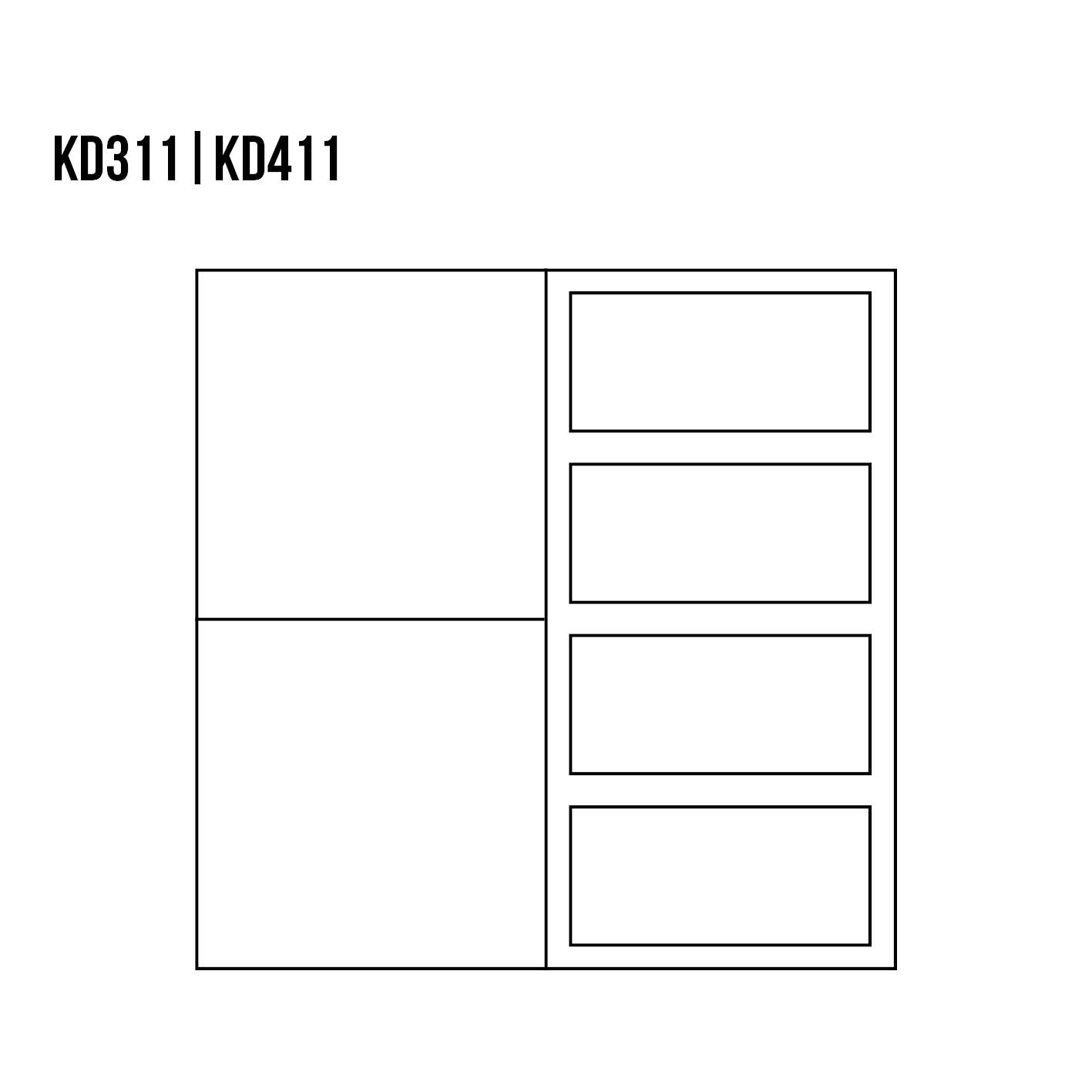 VIP KD411 rustikāla stila dižkoka kumode — изображение 2