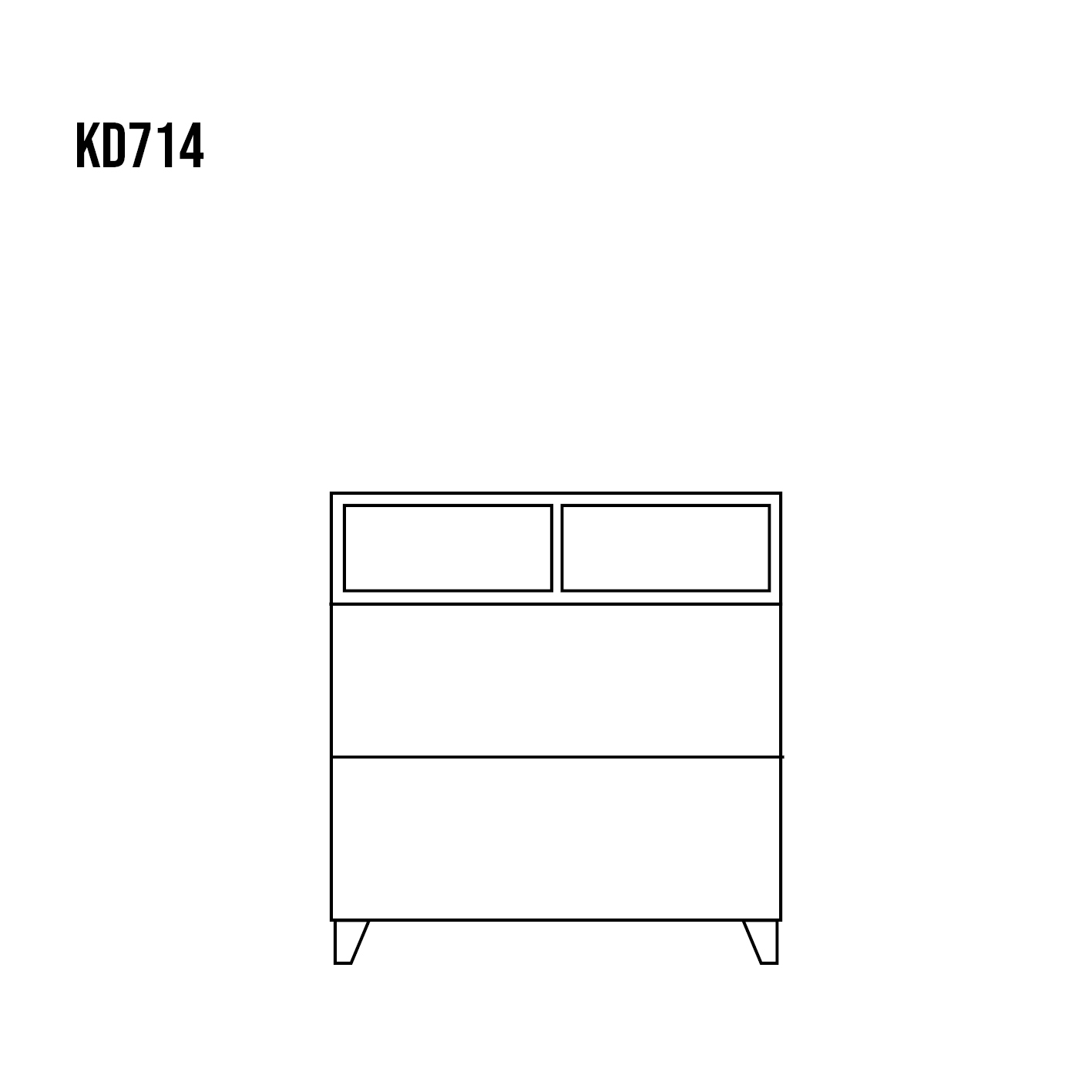 Priedes kumode RUSTIKAL KD714, priedes balināts vasks — изображение 4