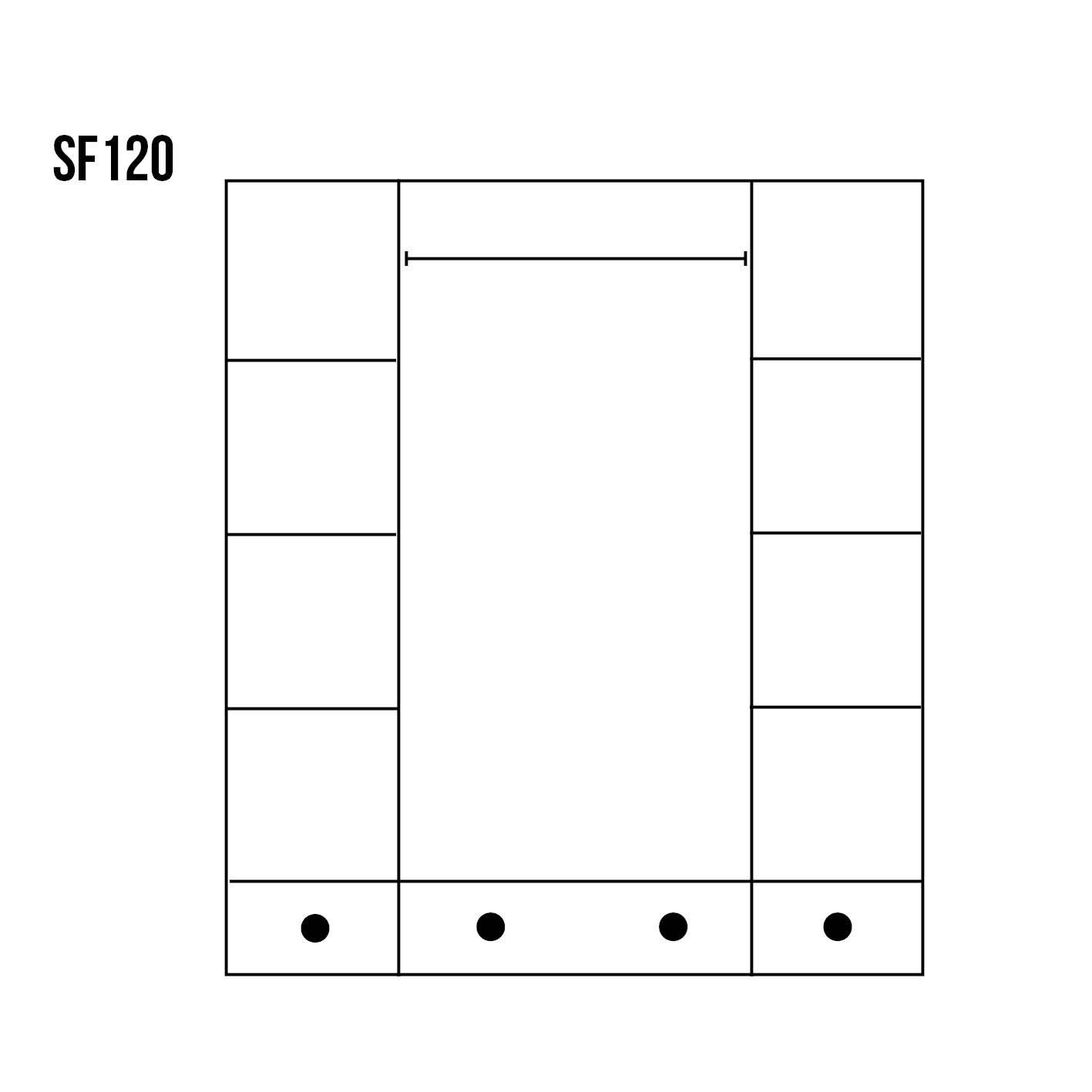 DOULIS SF120 priedes skapis, priede un ozols — 2 attēls