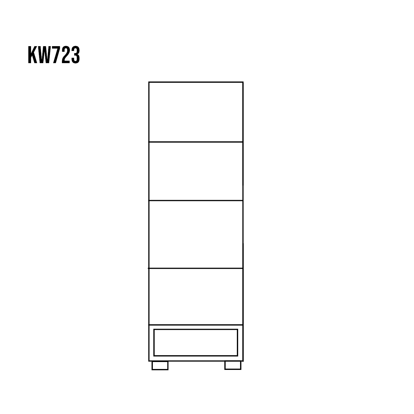 Vitrīna RUSTIKAL KW723, priedes koks, baltā priede, patina — изображение 7