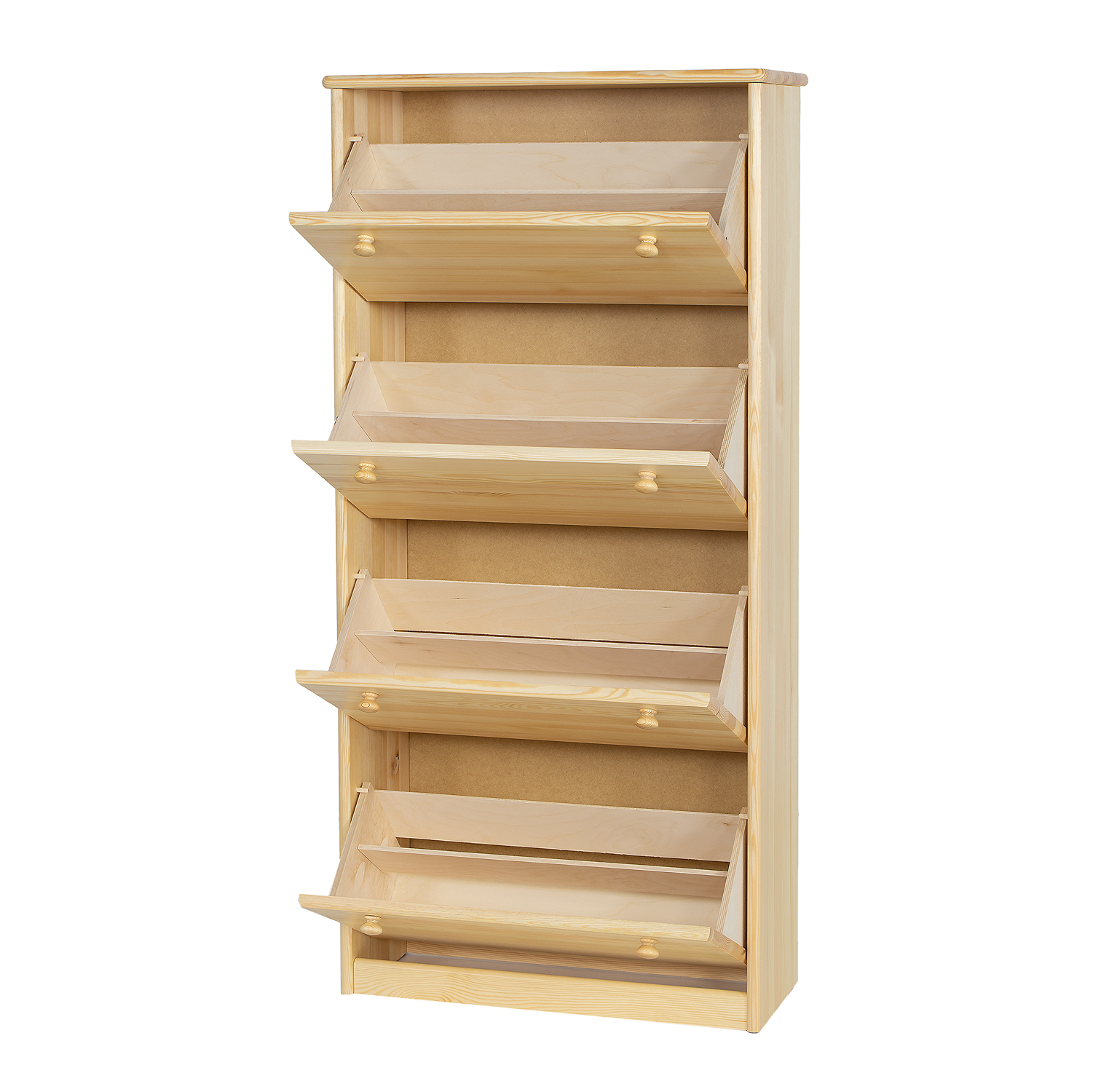 Apavu skapis SB110, priede, ozols — 4 attēls