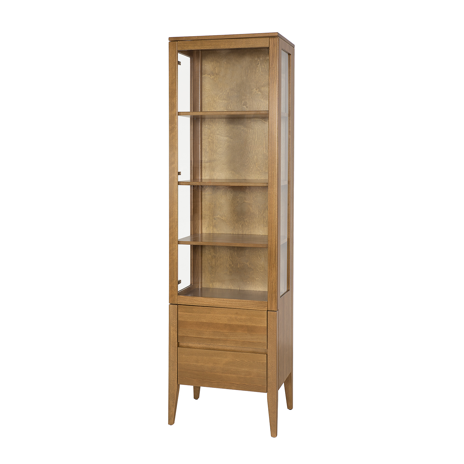 RETRO dižskābarža vitrīna KW438 RIGHT dabīgā dižskābarža krāsā — изображение 4