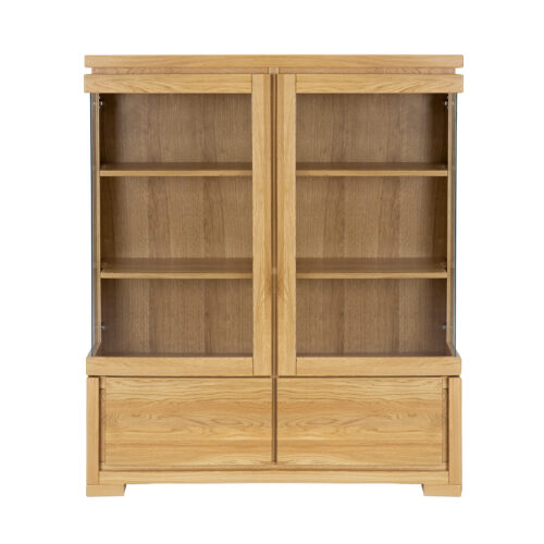Ozola vitrīna CLASSIC KW354 kakao ozolkoka krāsā