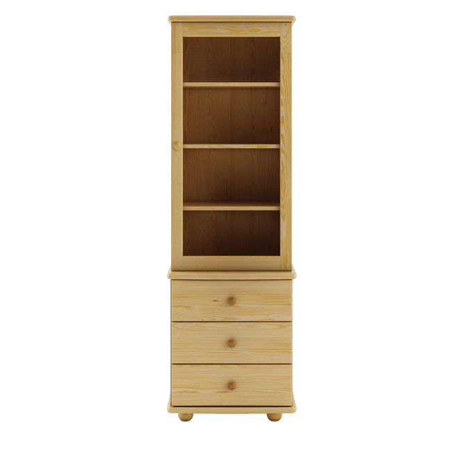 DOULIS KW117 priedes vitrīna, priede un alksnis