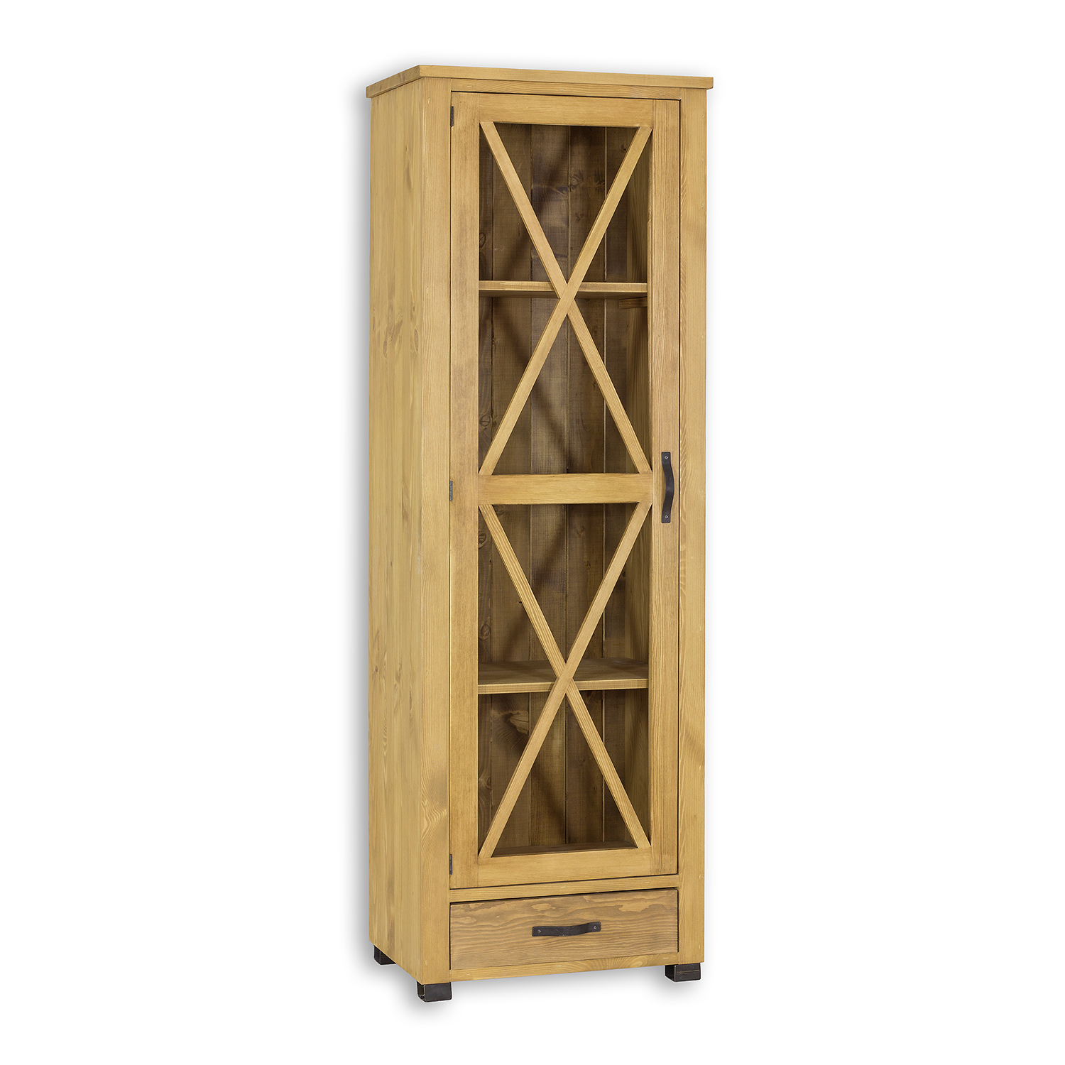 Vitrīna RUSTIKAL KW723, priedes koks, baltā priede, patina — изображение 3