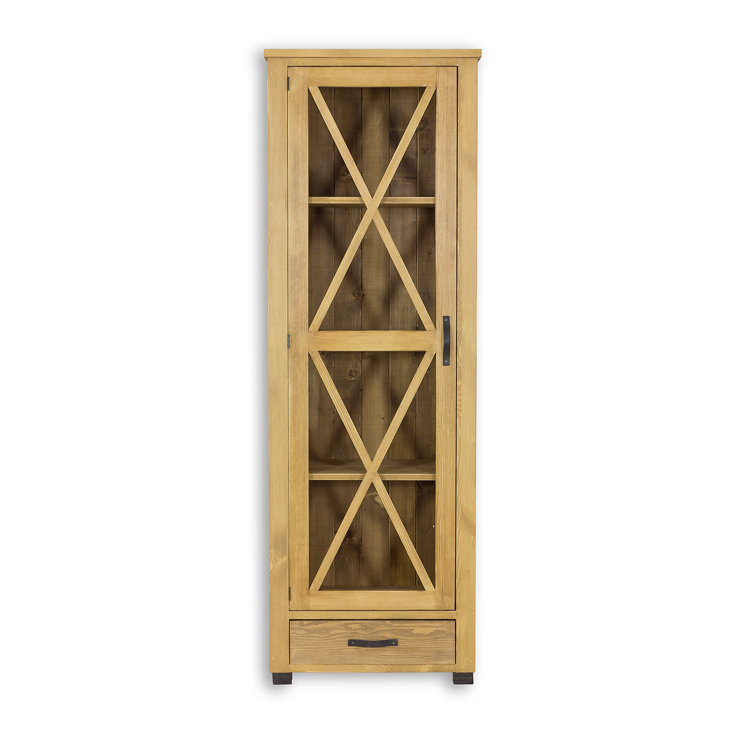 Vitrīna RUSTIKAL KW723, priedes koks, baltā priede, patina — изображение 2