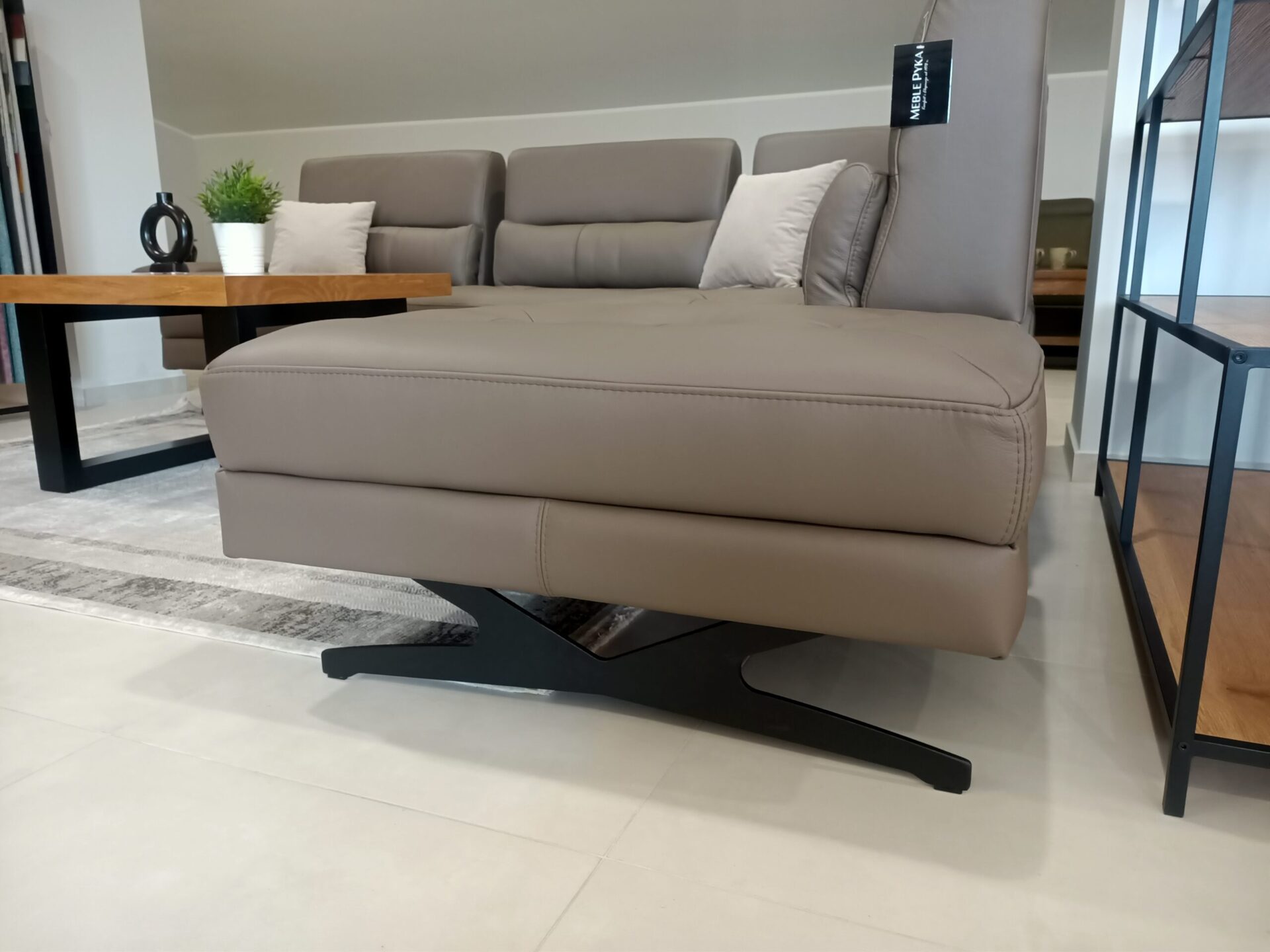 SMART stūra dīvāns ar audumu 245x277 — 4 attēls