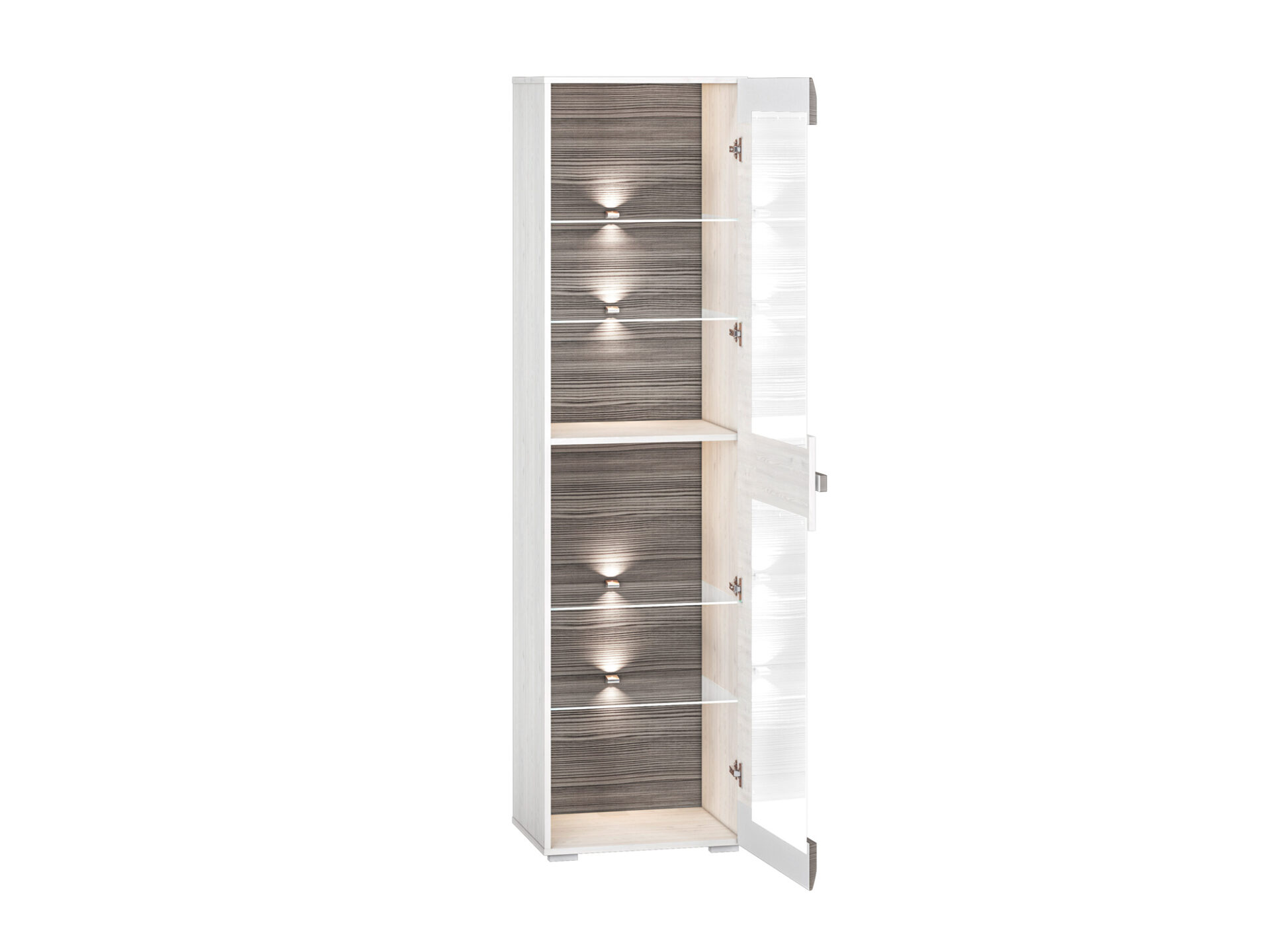 BLANCO 02-01 sniega priede/MDF jauns pelēks plaukts — изображение 2