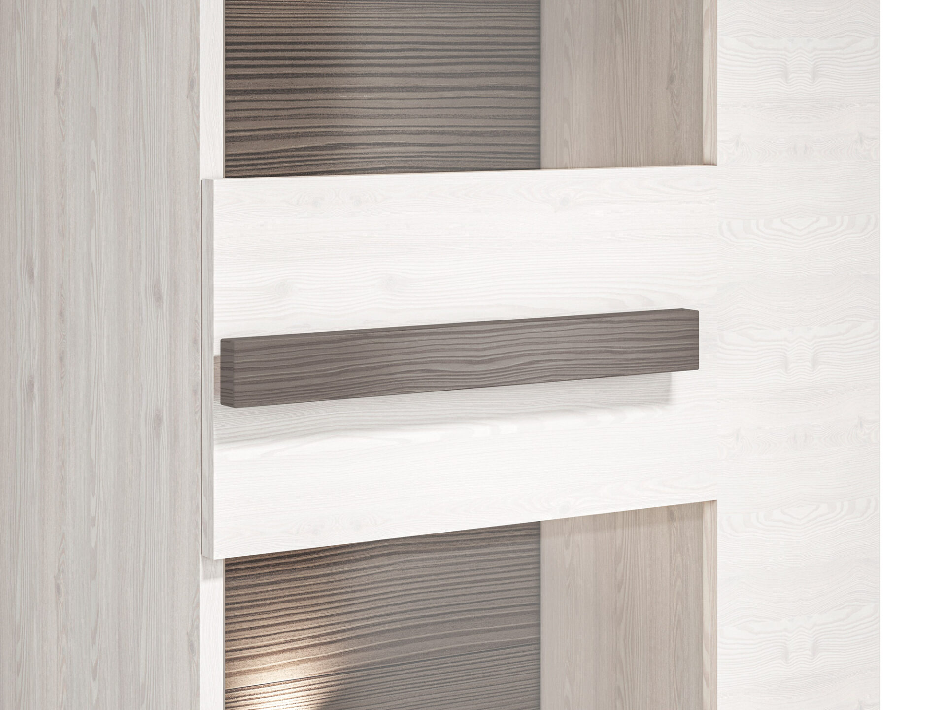 BLANCO 02-01 sniega priede/MDF jauns pelēks plaukts — изображение 5
