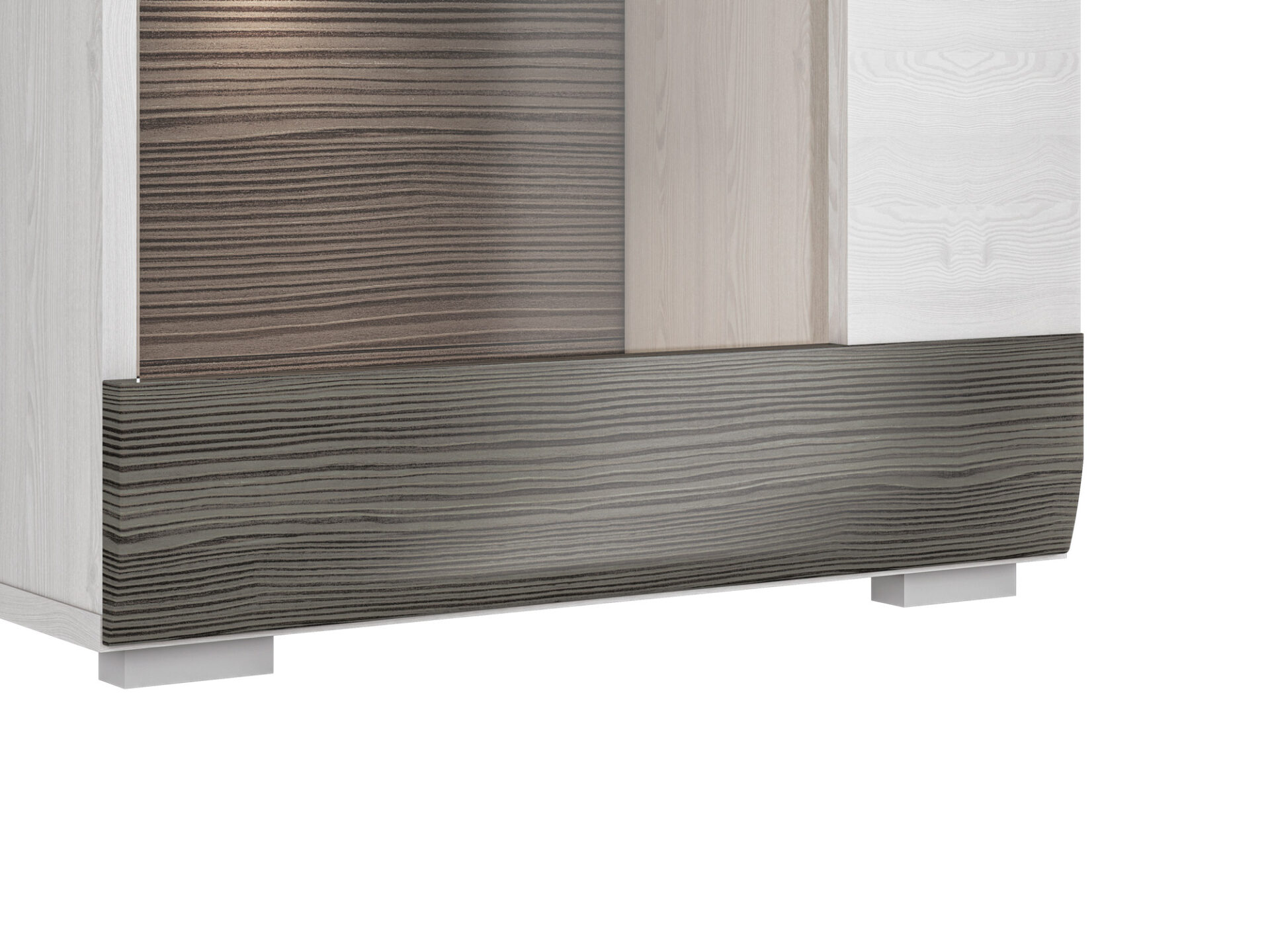 BLANCO 02-01 sniega priede/MDF jauns pelēks plaukts — изображение 6