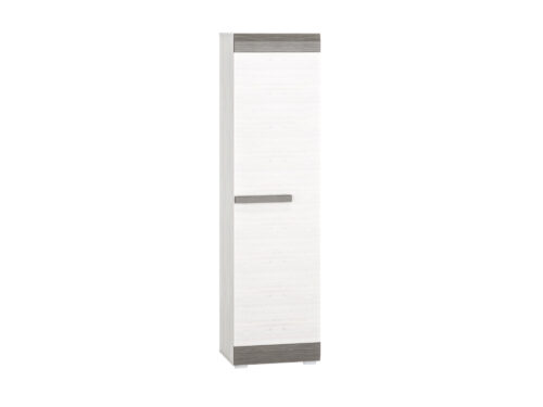 BLANCO 03 sniega priede/MDF jauns pelēks plaukts