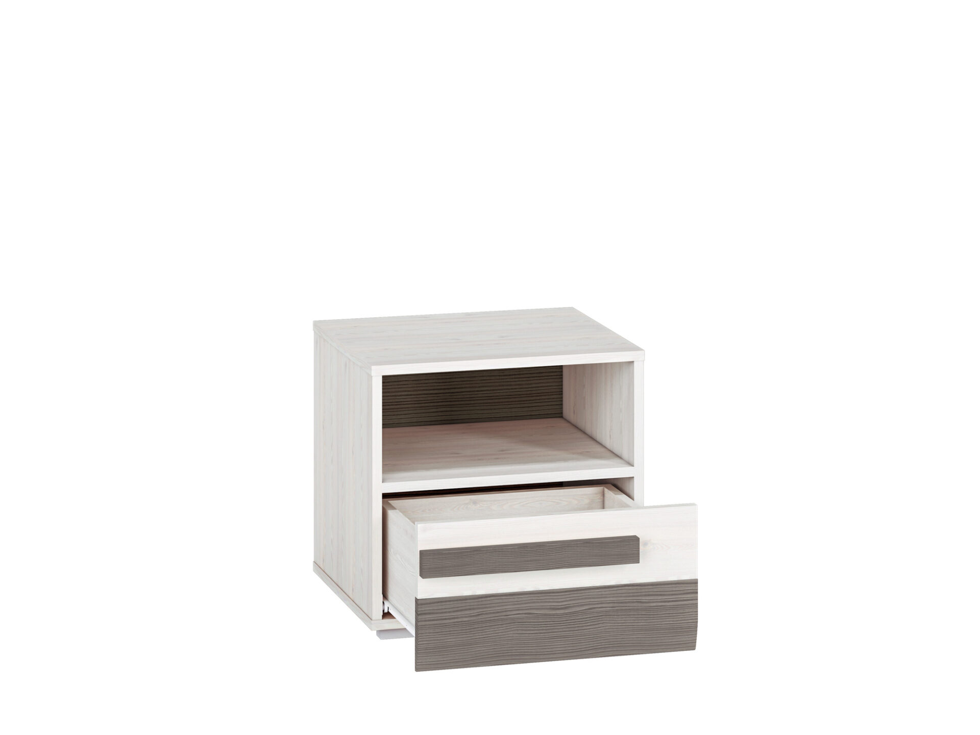 BLANCO 18 sniega priede/MDF jauns pelēks - naktsskapītis — изображение 2