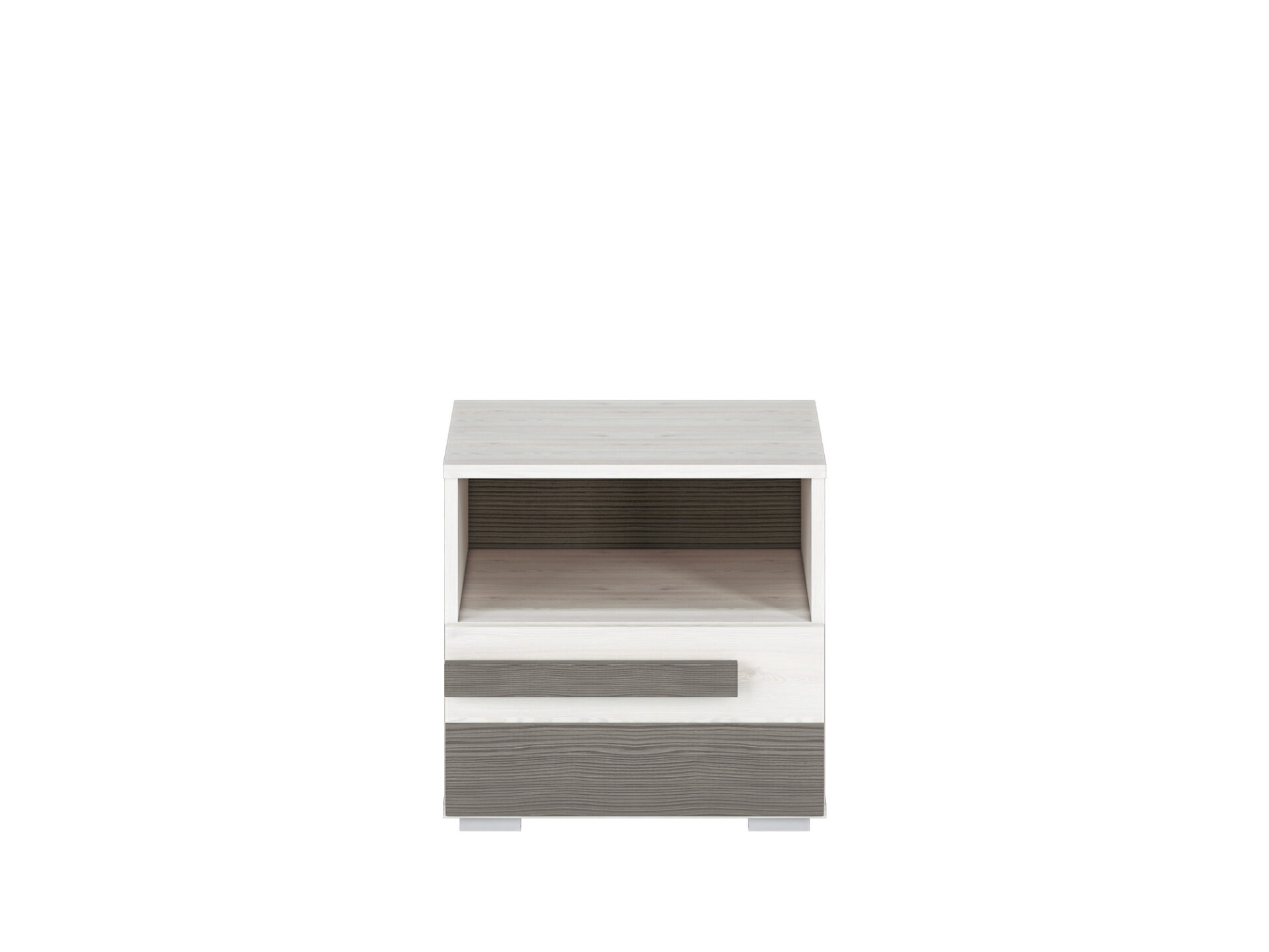 BLANCO 18 sniega priede/MDF jauns pelēks - naktsskapītis — изображение 3