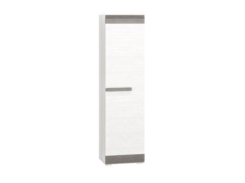 BLANCO 19 sniega priede/MDF jauns pelēks skapis