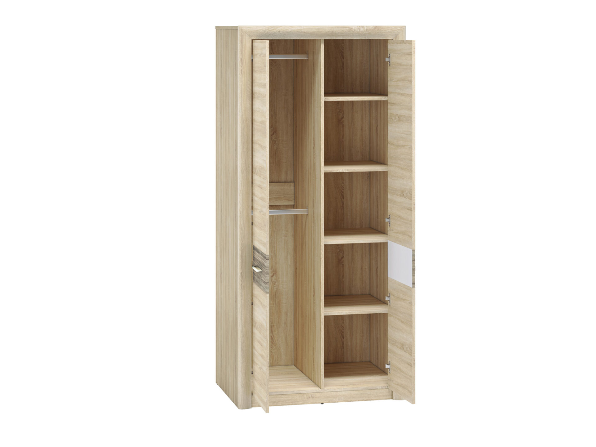 CASTEL 01 gaiša sonoma/MDF sonoma trifele - skapis — изображение 2