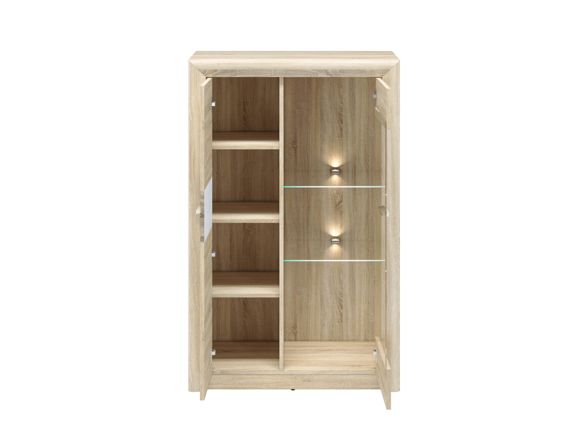 CASTEL 06/S sonoma gaišs/MDF sonoma trifele - kumode — 4 attēls