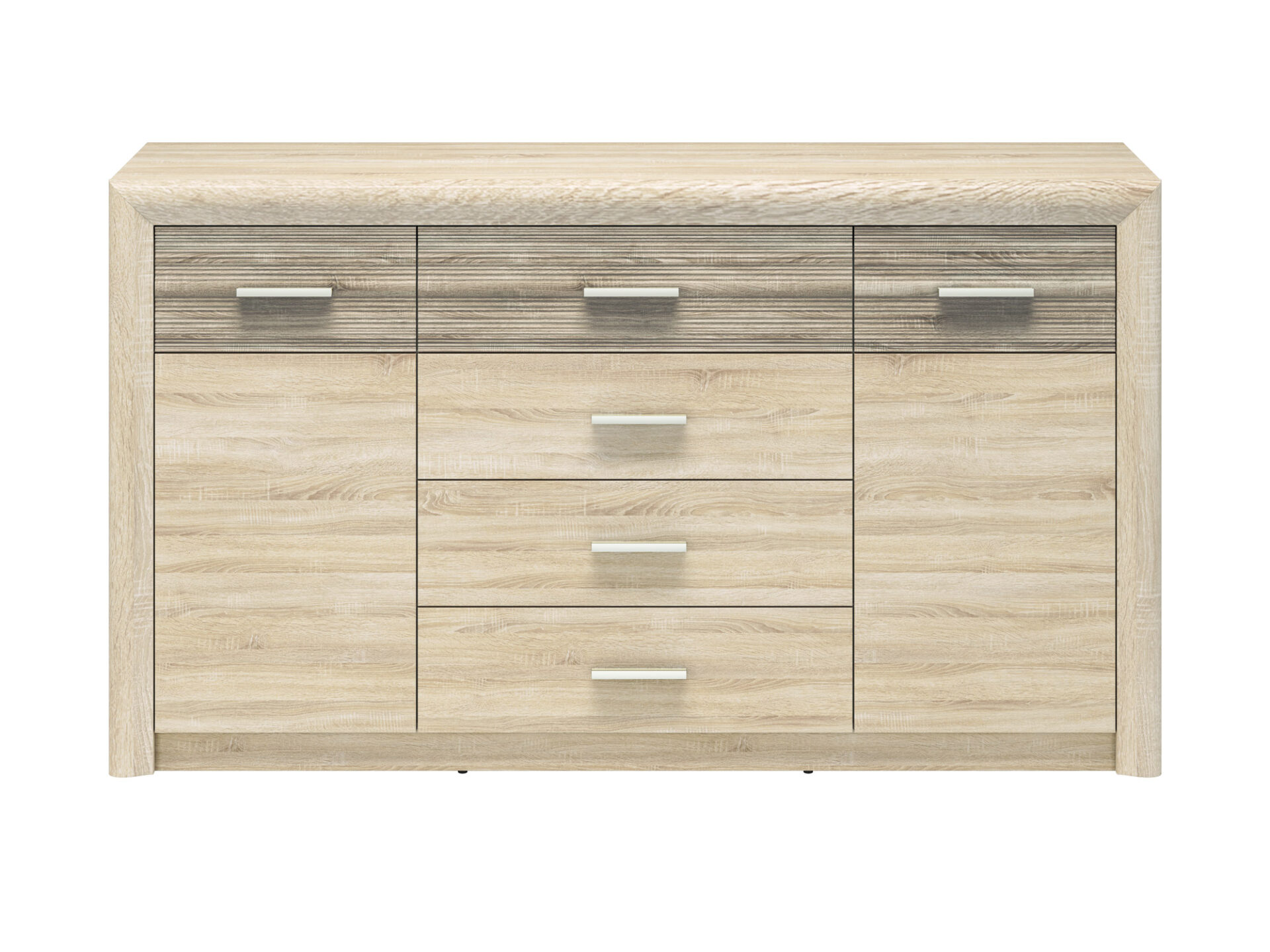 CASTEL 08 gaiša sonoma/MDF sonoma trifele - kumode — изображение 3