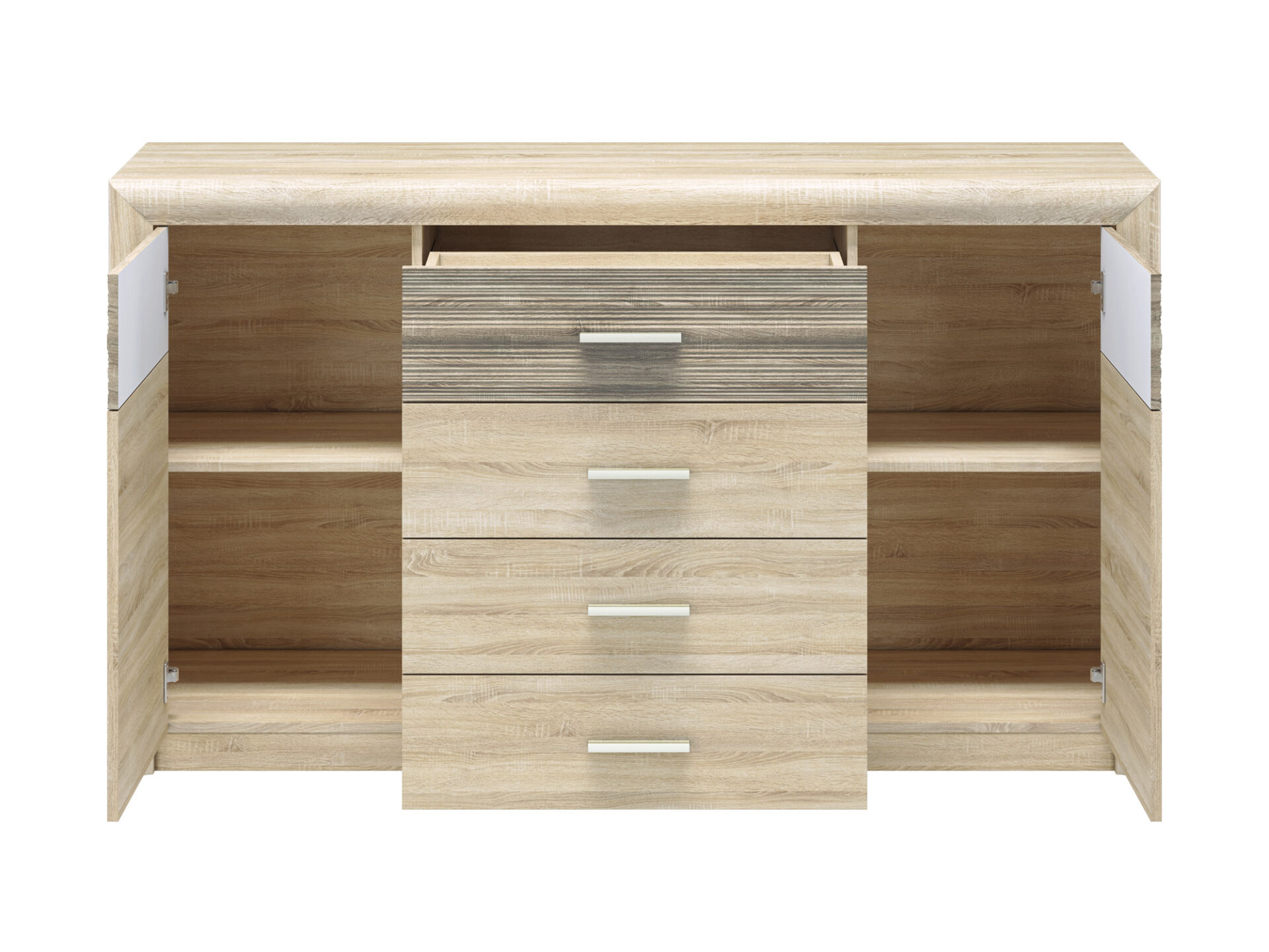 CASTEL 08 gaiša sonoma/MDF sonoma trifele - kumode — изображение 4