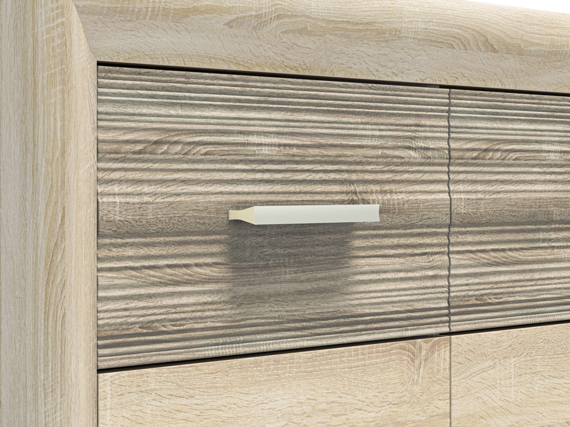 CASTEL 08 gaiša sonoma/MDF sonoma trifele - kumode — изображение 6
