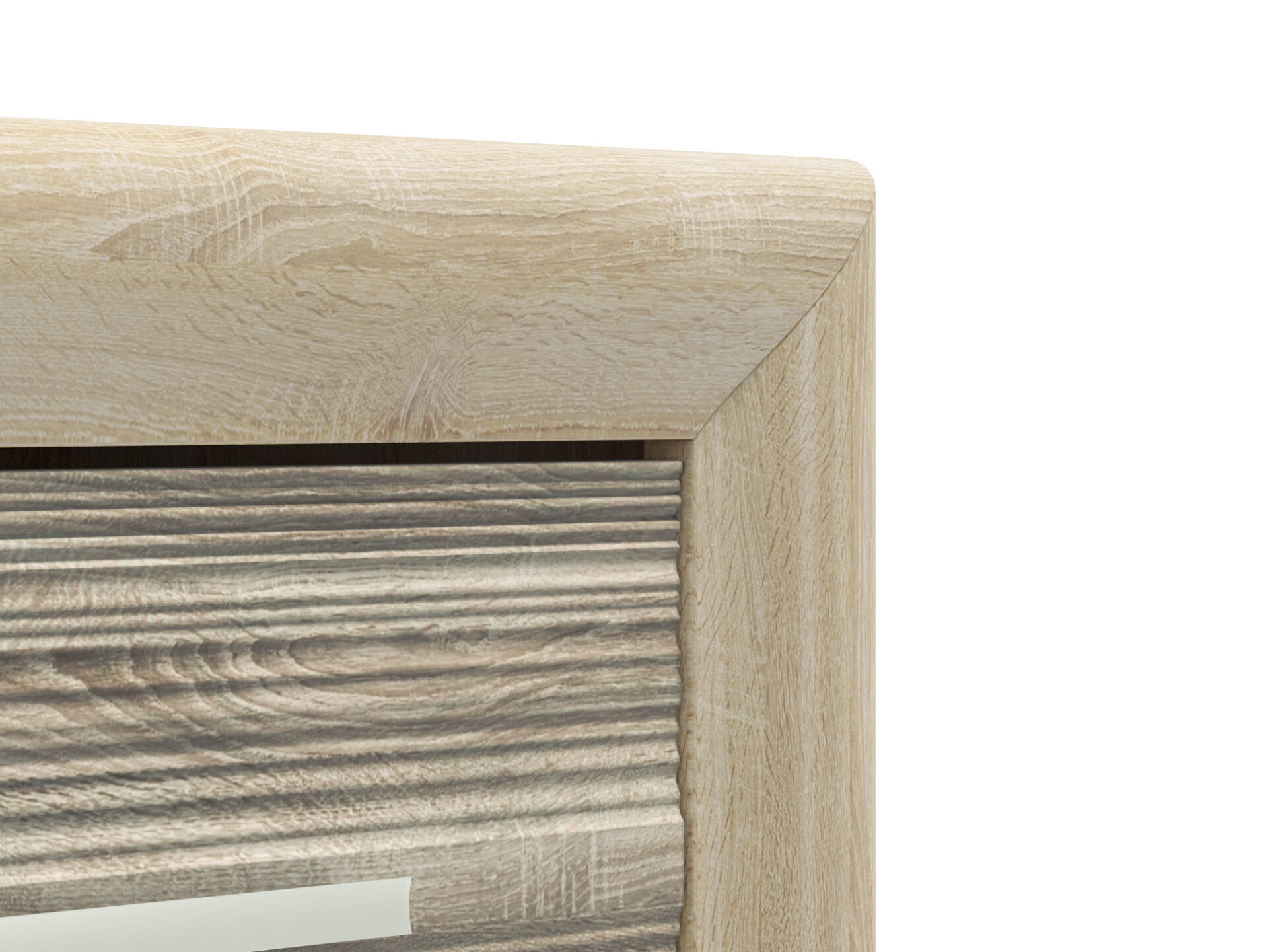 CASTEL 09 gaiša sonoma/MDF sonoma trifele - kumode — 5 attēls