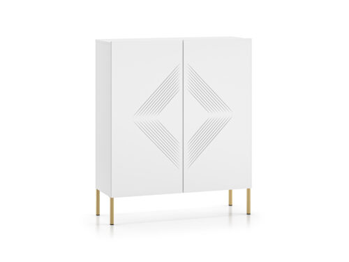 Clearing 01 Alpine White / Gold Leg – 2D kumode
