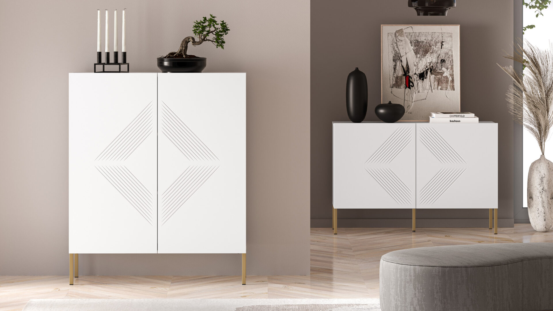 Clearing 01 Alpine White / Gold Leg - 2D kumode — изображение 7