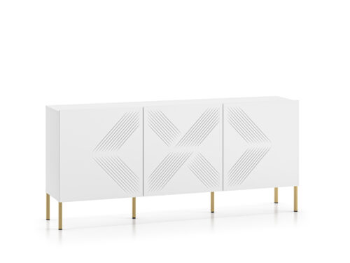 Clearing 02 Alpine White / Gold Leg – 3D kumode