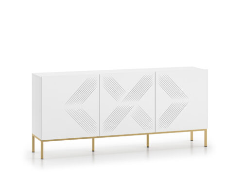 Clearing 02 Alpine White / Gold Base – 3D kumode