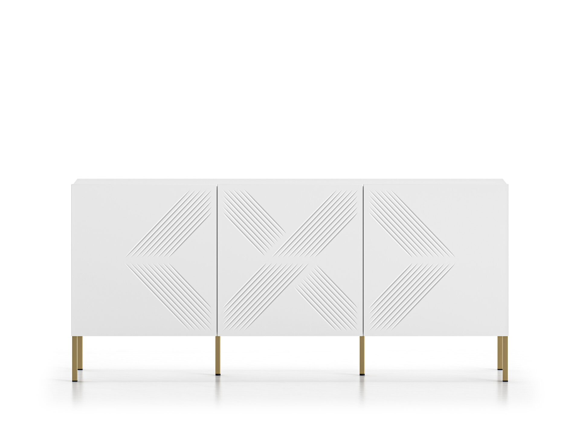 Clearing 02 Alpine White / Gold Leg - 3D kumode — 2 attēls