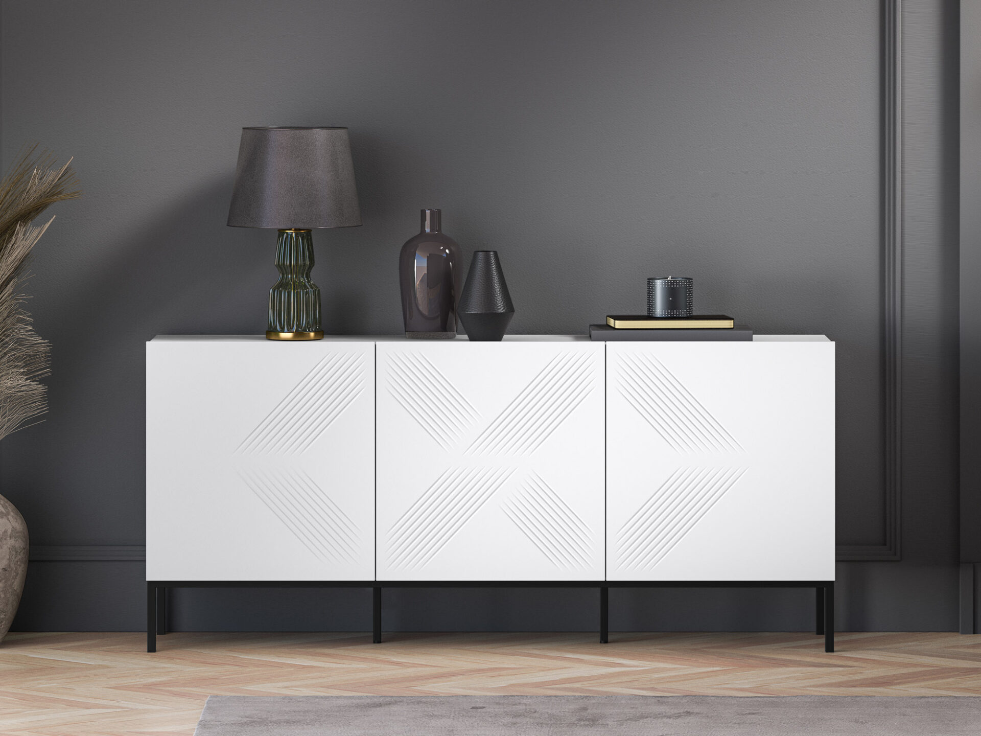 Clearing 02 Alpine White / Black Base - 3D kumode — 3 attēls