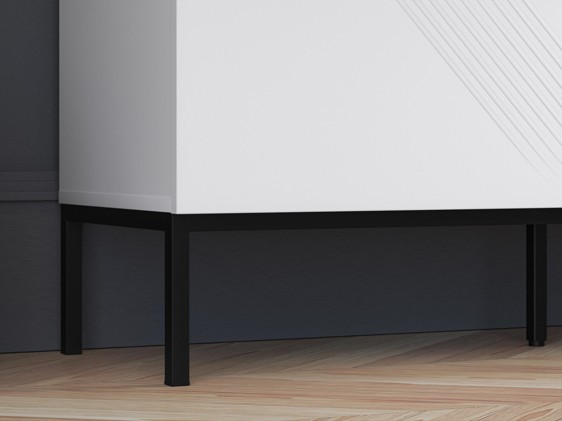Clearing 02 Alpine White / Black Base - 3D kumode — 6 attēls