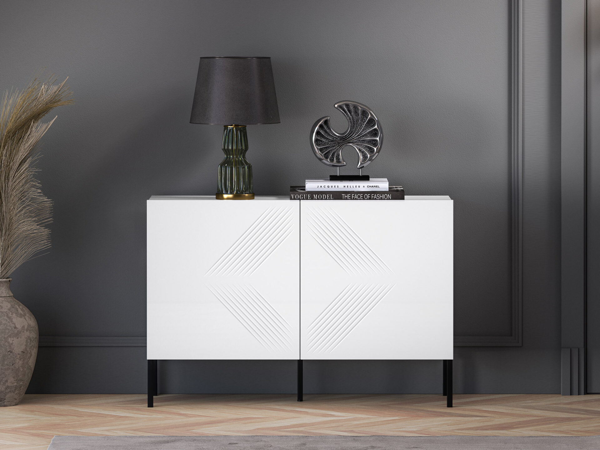 Clearing 03 Alpine White / Cover Black - 2D kumode — 3 attēls