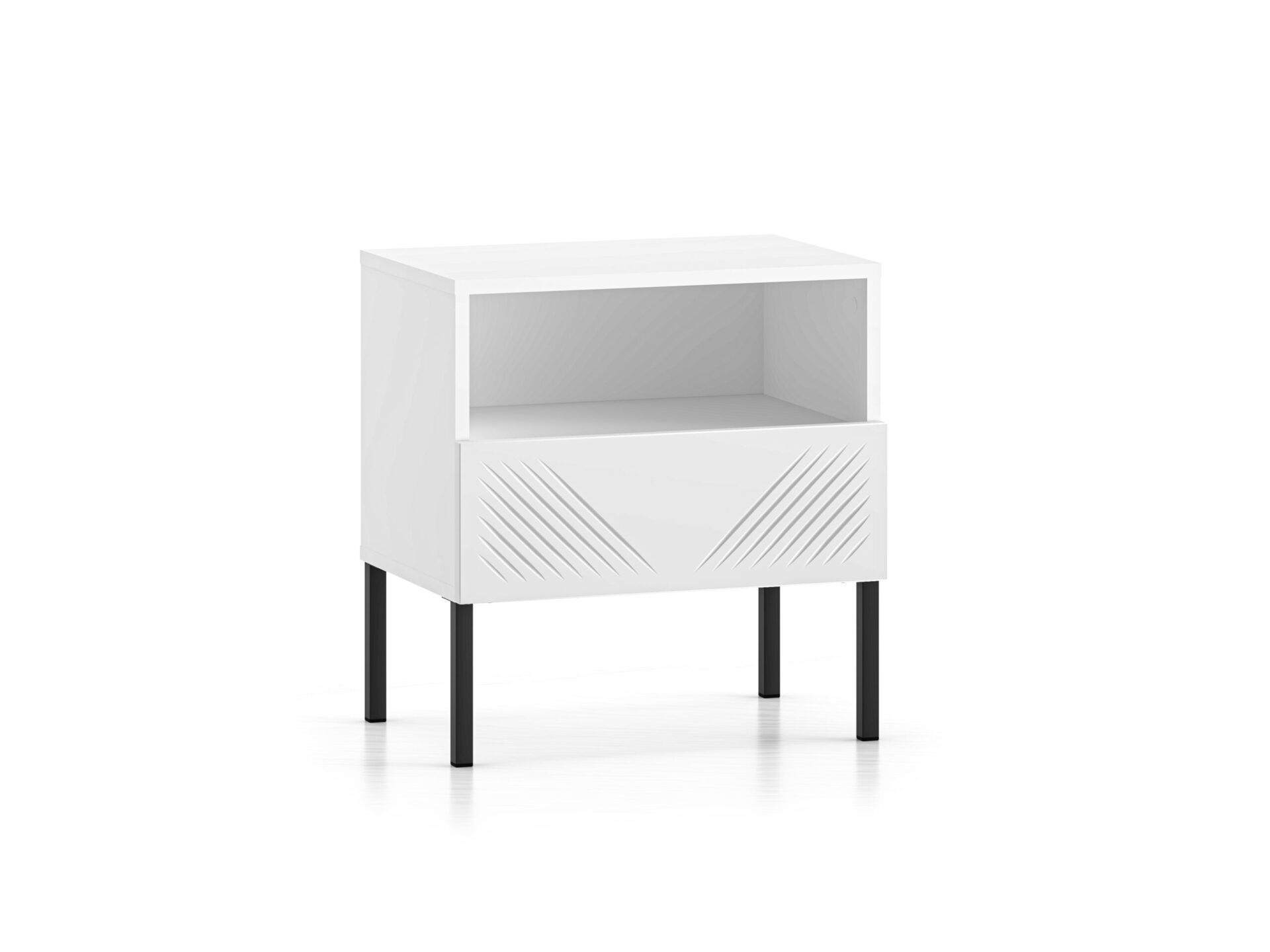 Clearing 05 Alpine White/Black kājas – 1S skapītis