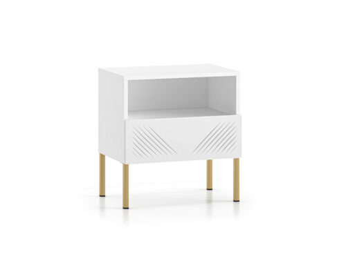 Clearing 05 Alpine White/Gold kāja – 1S skapītis