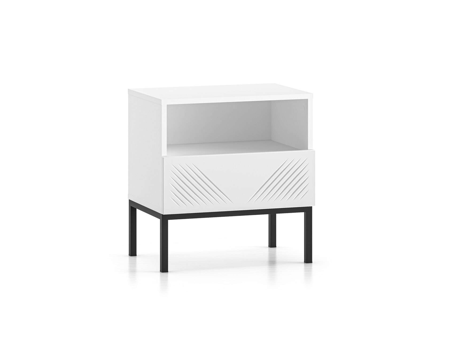 Clearing 05 Alpine White/Black pamatne - 1S skapītis