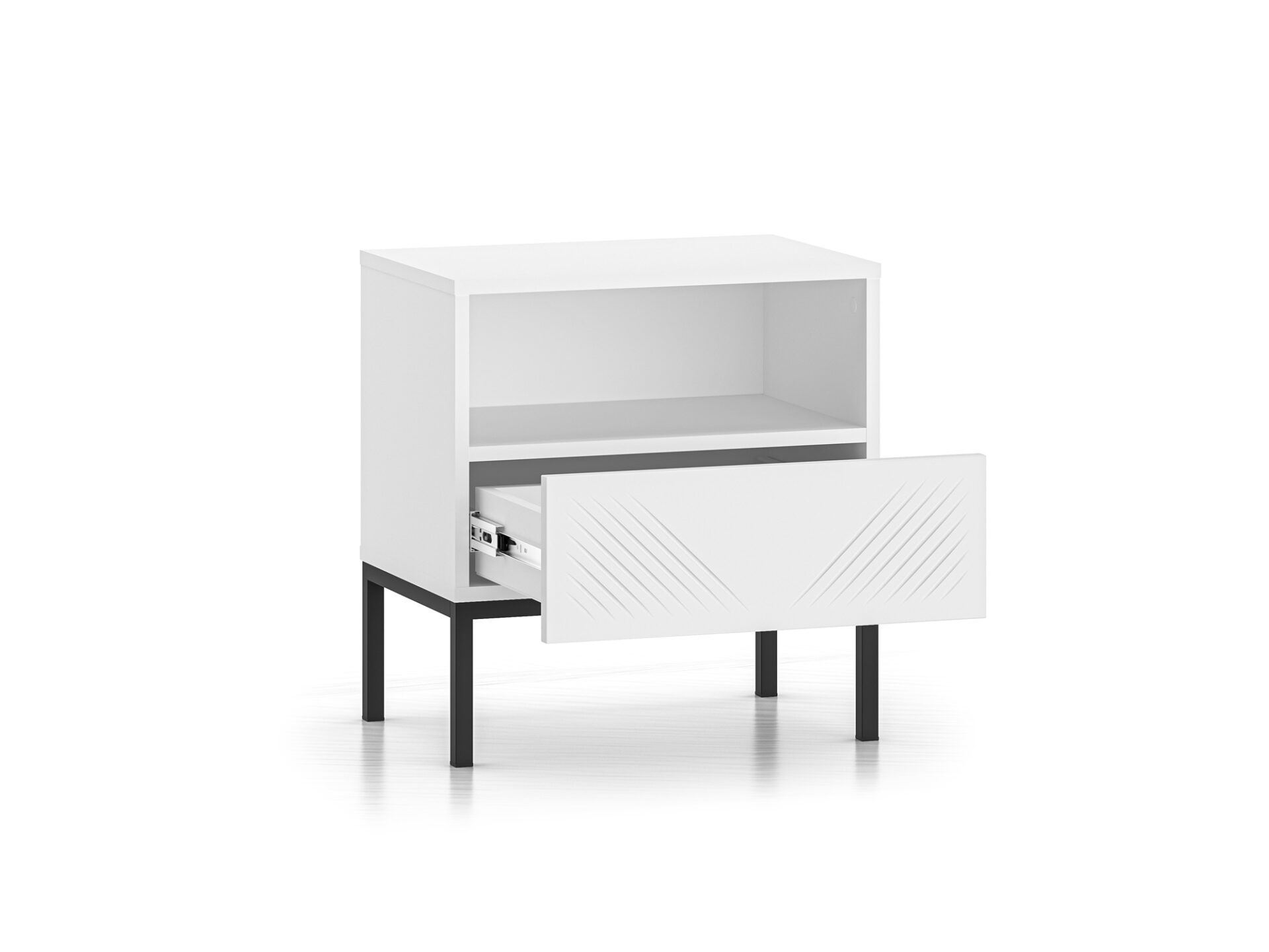 Clearing 05 Alpine White/Black pamatne - 1S skapītis — 5 attēls