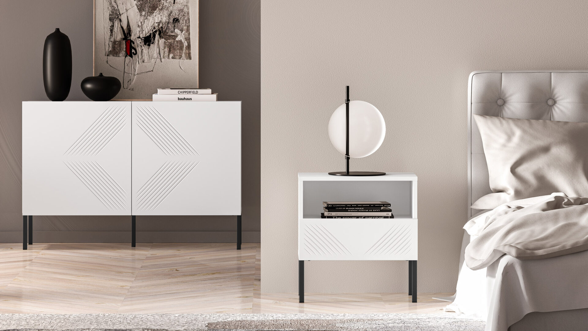 Clearing 05 Alpine White/Black kājas – 1S skapītis — изображение 9
