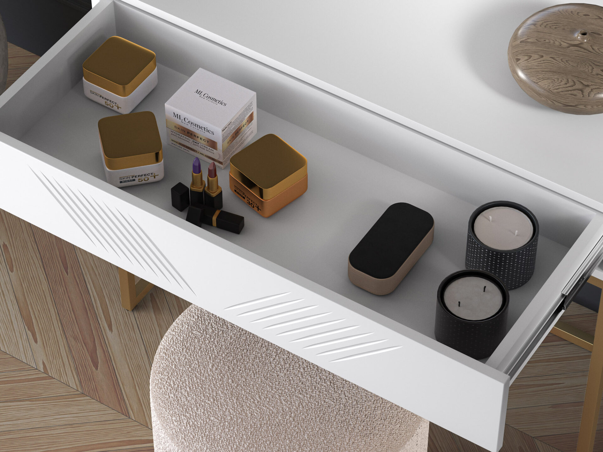 Clearing 06 Alpine White/Gold Base – 1S konsole — 6 attēls