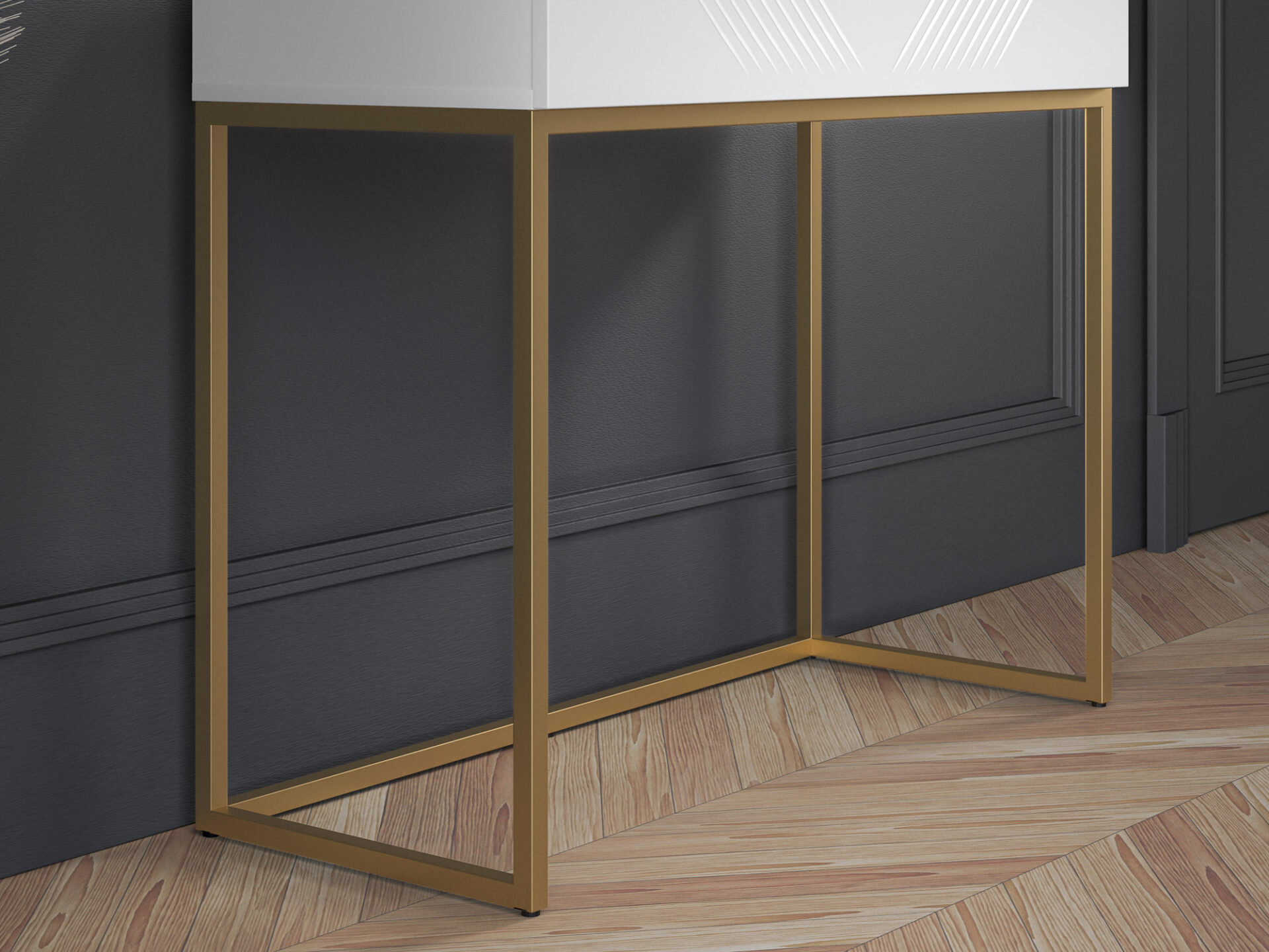 Clearing 06 Alpine White/Gold Base – 1S konsole — 7 attēls